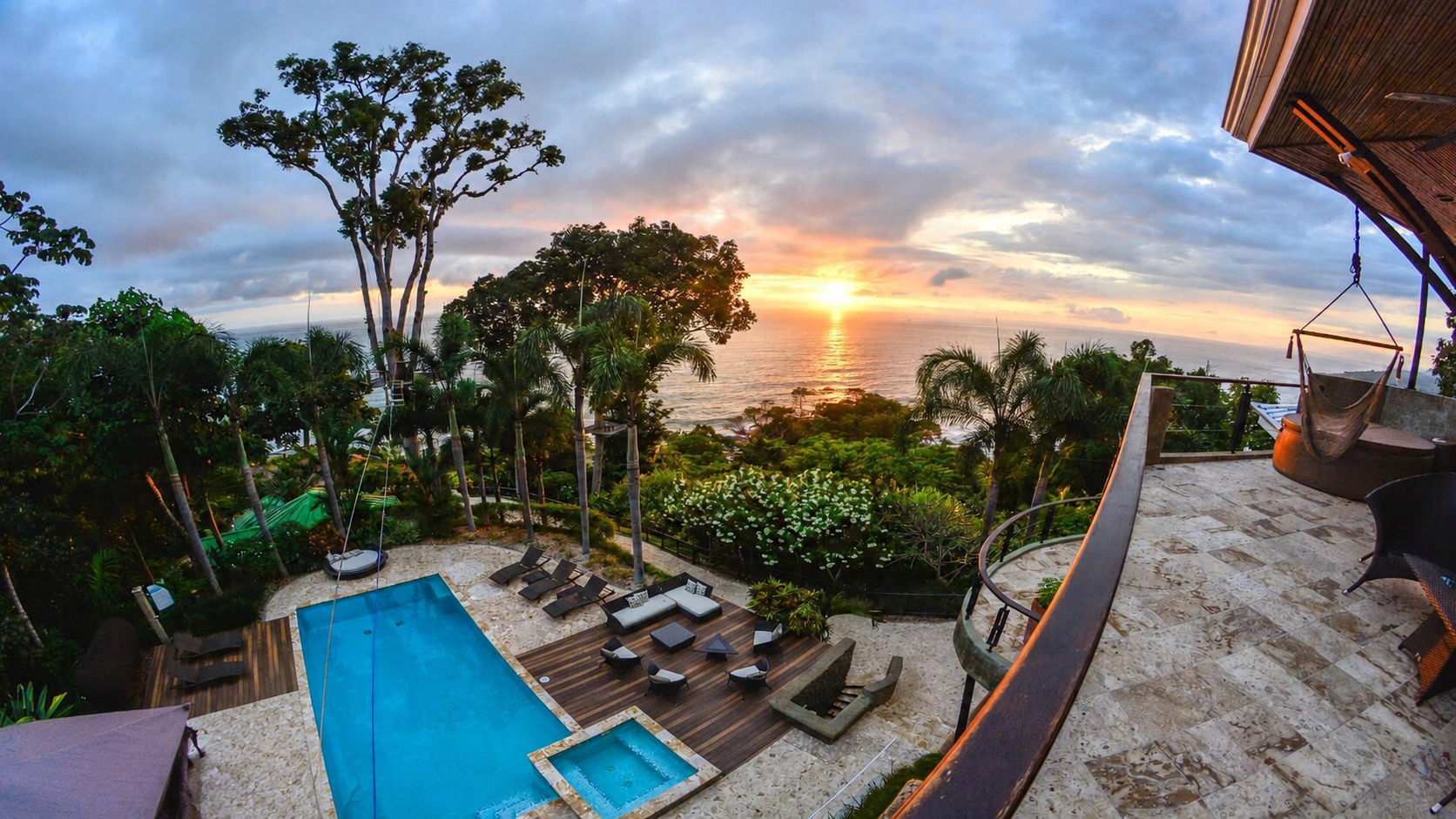 VIVARA villa sunset ocean view with pool and Jacuzzi